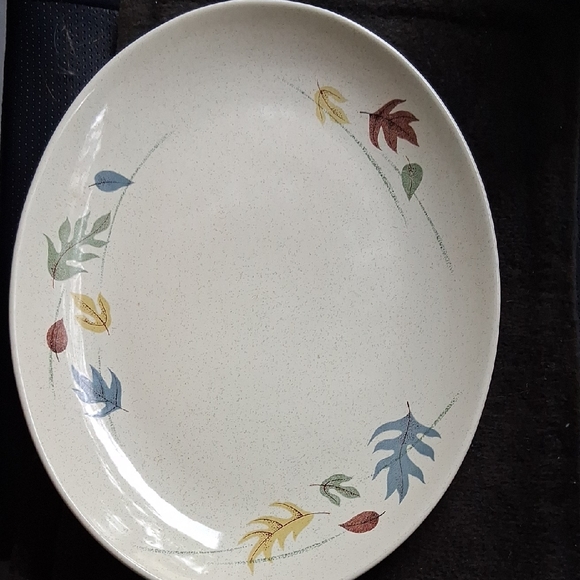 Franciscan Other - Elegant Cream Dinner Plate with Leaf Design